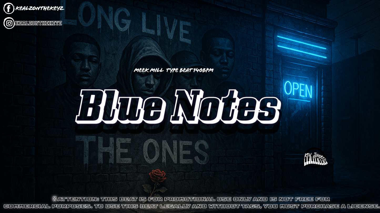 Blue Notes — Meek Mill Type Beat (160 BPM) (MP3 Lease)